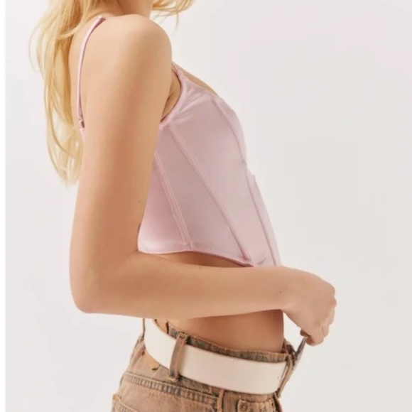 Out From Under Spitfire Sweettalk Cutout Chic Glam Girly Sexy Trendy Corset Top - Picture 2 of 4